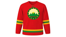 Load image into Gallery viewer, Adwa Victory Day Original Hockey Jersey in Red, front view – custom name and number