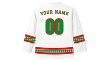 Load image into Gallery viewer, Adwa Victory Day Original Hockey Jersey in White, back view with your name and number