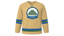 Load image into Gallery viewer, Algiers Original Hockey Jersey in Desert Sand, front view – custom name and number
