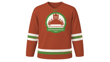 Load image into Gallery viewer, Antananarivo Original Hockey Jersey in Highland Red Earth, front view – custom name and number