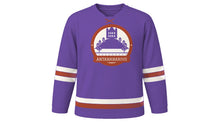 Load image into Gallery viewer, Antananarivo Original Hockey Jersey in Jacaranda Purple, front view – custom name and number