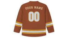 Load image into Gallery viewer, Antwerp Original Hockey Jersey in Harbour Rust, back view with your name and number