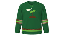 Load image into Gallery viewer, Arbor Day Original Hockey Jersey in Forest Green, front view – custom name and number