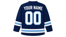 Load image into Gallery viewer, Argentina Original Hockey Jersey in Navy, back view with your name and number