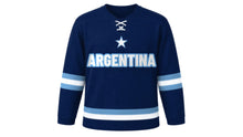Load image into Gallery viewer, Argentina Original Hockey Jersey in Navy, front view – custom name and number