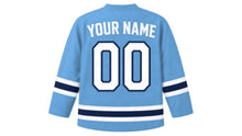 Load image into Gallery viewer, Argentina Original Hockey Jersey in Sky Blue, back view with your name and number