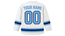 Load image into Gallery viewer, Argentina Original Hockey Jersey in White, back view with your name and number