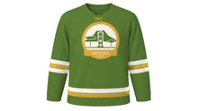 Load image into Gallery viewer, Arusha Original Hockey Jersey in Acacia Green, front view – custom name and number