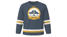 Load image into Gallery viewer, Arusha Original Hockey Jersey in Mount Meru Slate, front view – custom name and number