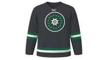 Load image into Gallery viewer, Ashura Original Hockey Jersey in Charcoal, front view – custom name and number