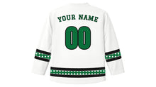 Load image into Gallery viewer, Ashura Original Hockey Jersey in White, back view with your name and number