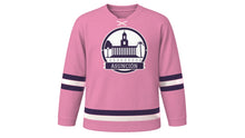 Load image into Gallery viewer, Asunción Original Hockey Jersey in Lapacho Pink, front view – custom name and number