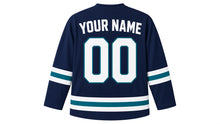 Load image into Gallery viewer, Auckland Original Hockey Jersey in Navy, back view with your name and number