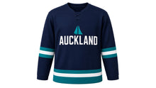 Load image into Gallery viewer, Auckland Original Hockey Jersey in Navy, front view – custom name and number