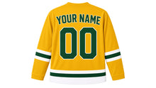 Load image into Gallery viewer, Australia Day Original Hockey Jersey in Gold, back view with your name and number