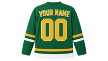 Load image into Gallery viewer, Australia Day Original Hockey Jersey in Green, back view with your name and number