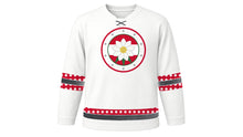 Load image into Gallery viewer, Austrian National Day Original Hockey Jersey in White, front view – custom name and number