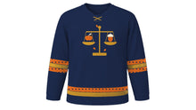 Load image into Gallery viewer, Autumn Equinox Original Hockey Jersey in Twilight Navy, front view – custom name and number