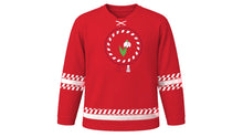 Load image into Gallery viewer, Baba Marta Day Original Hockey Jersey in Red, front view – custom name and number