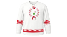 Load image into Gallery viewer, Baba Marta Day Original Hockey Jersey in White, front view – custom name and number