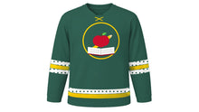 Load image into Gallery viewer, Back to School Original Hockey Jersey in Chalkboard Green, front view – custom name and number