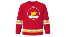 Load image into Gallery viewer, Back to School Original Hockey Jersey in Red, front view – custom name and number