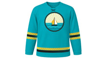 Load image into Gallery viewer, Bahamas Independence Day Original Hockey Jersey in Aquamarine, front view – custom name and number