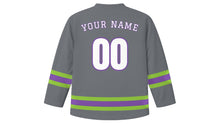 Load image into Gallery viewer, Bangalore Original Hockey Jersey in Silver Grey, back view with your name and number