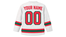 Load image into Gallery viewer, Bangladesh Original Hockey Jersey in White, back view with your name and number
