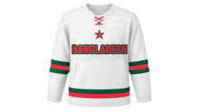 Load image into Gallery viewer, Bangladesh Original Hockey Jersey in White, front view – custom name and number