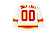 Load image into Gallery viewer, Barcelona Original Hockey Jersey in White, back view with your name and number