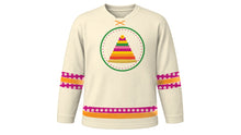 Load image into Gallery viewer, Bathukamma Original Hockey Jersey in Cream, front view – custom name and number