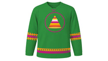 Load image into Gallery viewer, Bathukamma Original Hockey Jersey in Leaf Green, front view – custom name and number