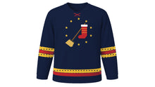 Load image into Gallery viewer, Befana Original Hockey Jersey in Midnight Blue, front view – custom name and number