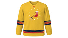 Load image into Gallery viewer, Befana Original Hockey Jersey in Star Gold, front view – custom name and number