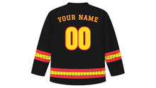 Load image into Gallery viewer, Belgian National Day Original Hockey Jersey in Black, back view with your name and number