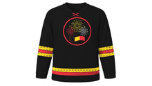 Load image into Gallery viewer, Belgian National Day Original Hockey Jersey in Black, front view – custom name and number
