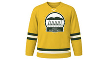 Load image into Gallery viewer, Belo Horizonte Original Hockey Jersey in Ipe Blossom Yellow, front view – custom name and number