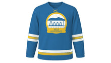 Load image into Gallery viewer, Belo Horizonte Original Hockey Jersey in Pampulha Lake Blue, front view – custom name and number