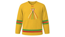Load image into Gallery viewer, Beltane Original Hockey Jersey in May Gold, front view – custom name and number