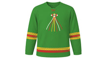 Load image into Gallery viewer, Beltane Original Hockey Jersey in Meadow Green, front view – custom name and number