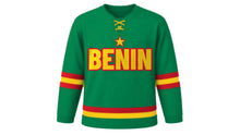 Load image into Gallery viewer, Benin Original Hockey Jersey in Green, front view – custom name and number