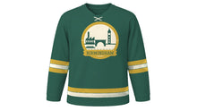 Load image into Gallery viewer, Birmingham Original Hockey Jersey in Canal Green, front view – custom name and number