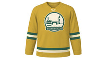 Load image into Gallery viewer, Birmingham Original Hockey Jersey in Jewellery Gold, front view – custom name and number