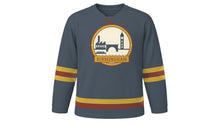 Load image into Gallery viewer, Birmingham Original Hockey Jersey in Steel Grey, front view – custom name and number