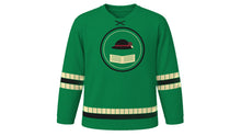 Load image into Gallery viewer, Bloomsday Original Hockey Jersey in Emerald Green, front view – custom name and number