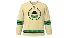 Load image into Gallery viewer, Bloomsday Original Hockey Jersey in Straw, front view – custom name and number