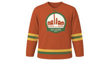 Load image into Gallery viewer, Bologna Original Hockey Jersey in Portico Terracotta, front view – custom name and number