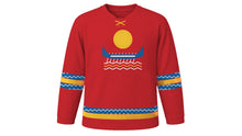 Load image into Gallery viewer, Bon Om Touk Original Hockey Jersey in Boat Red, front view – custom name and number