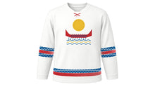 Load image into Gallery viewer, Bon Om Touk Original Hockey Jersey in White, front view – custom name and number